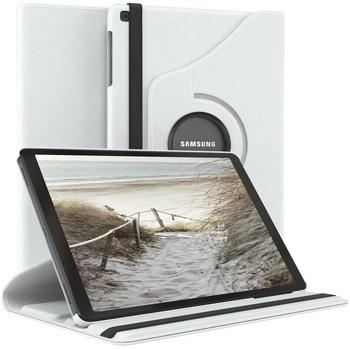 Eazy Case Tablet-Hülle Rotation Case Samsung Galaxy Tab A 10.1 10,1" Weiß