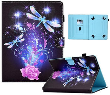 Wigento Case Apple iPad 10.9 2022 10. Generation Universelle Kunstleder Tablet Cover Tasche Motiv 8 (4252021715623)