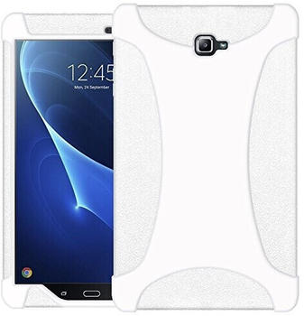 Amzer AMZ98906 Robuste Silikon-Schutzhülle für Samsung Galaxy Tab A 10.1 2016 T580N, T585N, solides Weiß