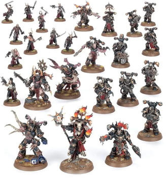 Games Workshop Warhammer 40.000 - Chaos Space Marines Combat Patrol – Meisterhafte Skulpturen für atmosphärische Spielerlebnisse