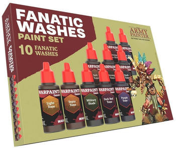 The Army Painter Fanatic Washes Paint Set 10x18ml
