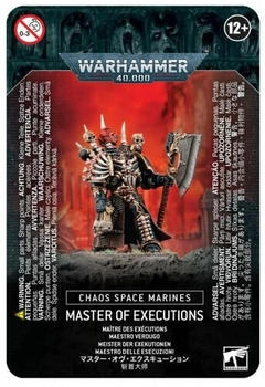 Games Workshop Warhammer 40.000 - Chaos Space Marines Master of Executions