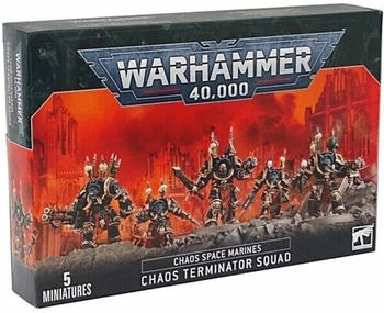 Games Workshop Warhammer 40.000 - Chaos Space Marines Chaos Terminator Sq.