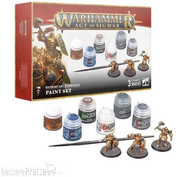 Games Workshop Warhammer Age of Sigmar - Stormcast Eternals & Paint Set