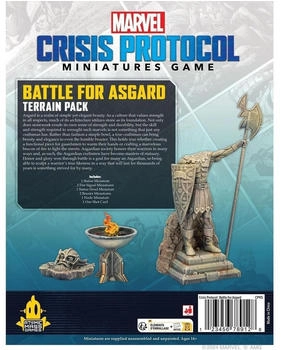 Atomic Mass Games Marvel: Crisis Protocol Miniatur-Spiel - Kampf um Asgard Geländeset-Erweiterung – Vielseitige Geländeelemente für taktische Tiefe