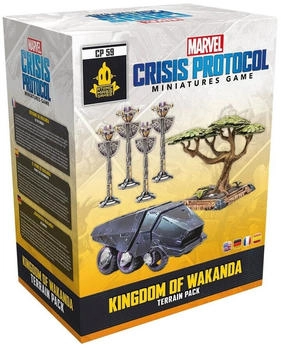 Atomic Mass Games Marvel: Crisis Protocol Miniaturenspiel - Königreich Wakanda Geländeset-Erweiterung