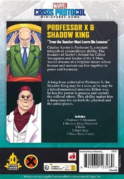Atomic Mass Games Marvel: Crisis Protocol Miniaturenspiel - Professor X & Shadow King – Detaillierte Miniaturen für atmosphärische Spielmomente