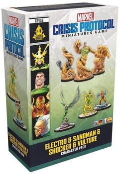Atomic Mass Games Marvel: Crisis Protocol Miniatur-Spiel - Electro, Sandman, Shocker & Vulture