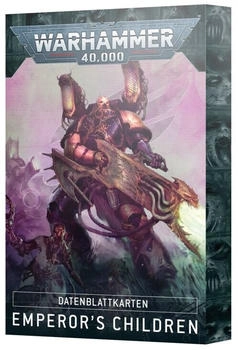 Games Workshop Datenblattkarten: Emperor's Children (Deutsch)