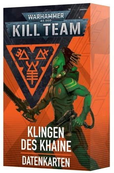 Games Workshop Kill Team Datenkarten: Klingen des Khaine (Deutsch)