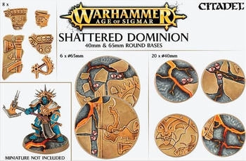 Games Workshop Shattered Dominion: Rundbases (40 mm & 65 mm)
