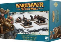 Games Workshop The Old World - Dwarfen Mountain Holds - Dwarf Cannon & Organ Gun