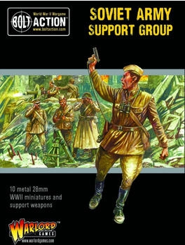Warlord Games Bolt Action 2 Soviet Army Support Group (HQ, Mortar & MMG) - EN - 402214004