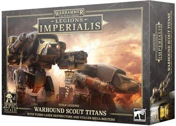 Games Workshop Warhammer Legions Imperialis Warhound Scout Titans mit Turbo-Laserzerst&ouml;rern und Vulkan-Mega-Boltern [Epische Skala]