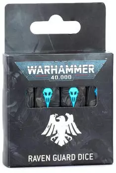 Games Workshop Warhammer 40.000 Space Marines Raven Guard Dice (55-62)
