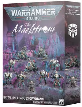 Games Workshop Warhammer 40.000 The Maelstrom Battalion Leagues of Votann 10 Miniatures Memnyr Strategist Hernkyn Pioneers Ironkin Steeljacks