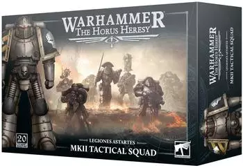Games Workshop Warhammer: Horus Heresy - Legiones Astartes - Mkii Tactical Squad (20 Figuren), Weiss/Opulenter Garten