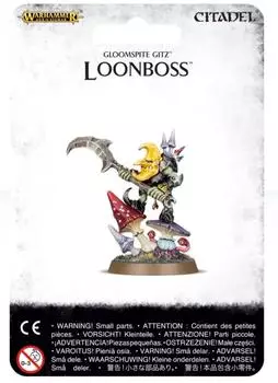 Games Workshop Warhammer Age of Sigmar - Gloomspite Gitz Loonboss, Miniaturenkriegsspiel, TABLETOP_GAME, 12+