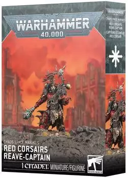 Games Workshop Warhammer 40,000 - Chaos Space Marines - Red Corsairs Reave-Captain (43-111)