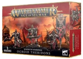 Games Workshop Warhammer Age of Sigmar Slaves to Darkness: Ogroid Theridons, Schwarz
