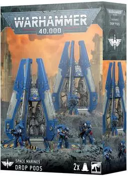 Games Workshop Warhammer 40.000 - Space Marines: Drop Pods