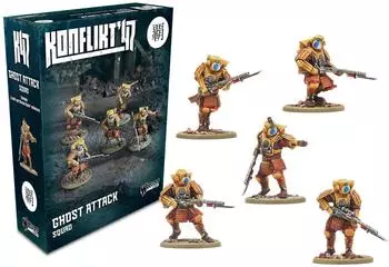 Warlord Games Ghost Attack Squad – Konflikt '47, Imperium von Japan, 28mm (452201202)