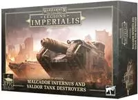 Legions Imperialis Solar Auxilia Malcador Infernus and Valdor Tank Destroyers
