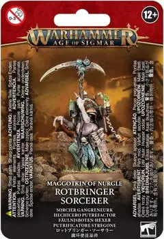 Games Workshop Maggotkin of Nurgle: Rotbringer Sorcerer, Tabletop-Miniatur (83-61)