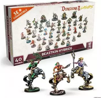 Archon Studio Dungeons & Lasers Beastkin Hybrids Spielbare Charaktere Figurenset (ARCDNL0088)