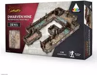 Dungeons & Lasers - Dwarven Mine Half-Height Walls