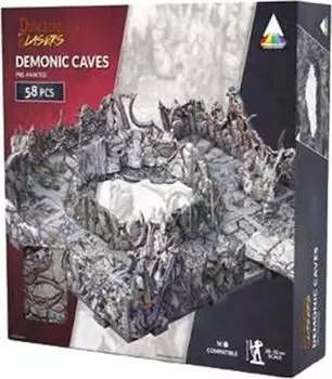 Archon Studio Dungeons & Lasers Demonic Caves vorbemaltes Geländeset (DNL0115)