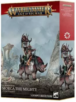 Games Workshop Morga der M&auml;chtige - Ogor Mawtribes Overtyrant / Tyrant on Gluttho (95-27)