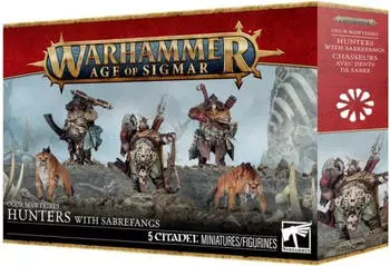Games Workshop Ogor Mawtribes: J&auml;ger mit S&auml;belz&auml;hnen (95-23)