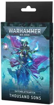 Games Workshop Datenblattkarten: Thousand Sons - DE