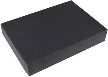 HMF Rasterschaumstoff 345x275mm, 80mm H&ouml;he, schwarz (1458-80)