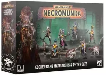 Games Workshop Necromunda: Escher Gang Matriarchin & Phyrr-Katzen