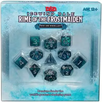 Wizards of the Coast Dungeons & Dragons Icewind Dale: Rime of the Frostmaiden RPG-W&uuml;rfelset (WTCC87150000)