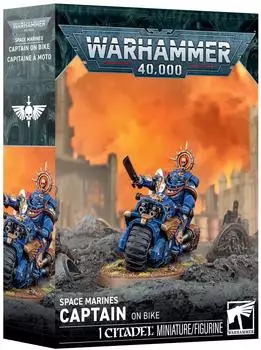 Games Workshop Space Marines: Captain on Bike (48-113)