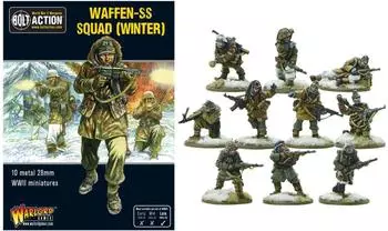 Warlord Games Bolt Action Winter-SS-Trupp Box, Metall-Wargaming-Miniaturen (402212110)