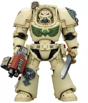 Joy Toy Warhammer 40.000 Dark Angels Deathwing Terminator 1 mit Machtschwert und Sturmbolter 14cm (JT03127)
