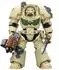 Joy Toy Warhammer 40.000 Dark Angels Deathwing Terminator 1 mit Machtschwert und Sturmbolter 14cm (JT03127)