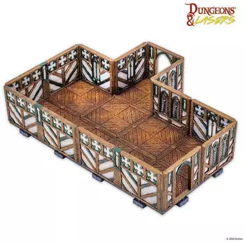 Archon Studio Dungeons & Lasers Tudor Mansion Miniatur-Gel&auml;ndeset (DNL0051)