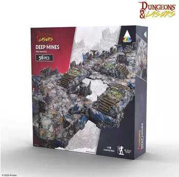 Archon Studio Dungeons & Lasers Deep Mines PrismaCast vorbemaltes Gel&auml;nde (DNL0113)