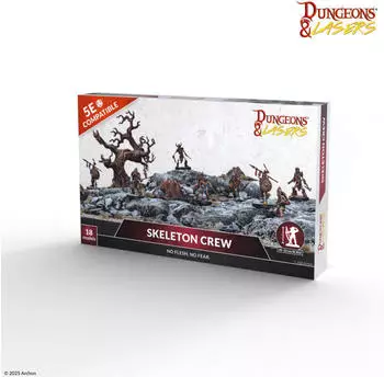 Archon Studio Dungeons & Lasers Skeleton Crew Miniaturen, unbemalt (DNL0122)