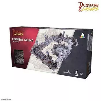 Archon Studio Dungeons & Lasers Combat Arena vorbemaltes Tischgelände-Set (DNL0144)