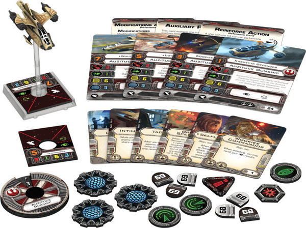 Fantasy Flight Games Star Wars X-Wing: Auzituck-Kanonenboot Erweiterungspack (FFGD4046)