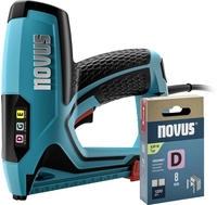 Novus Tools 031-0370 Elektrotacker Klammerntyp Typ 11, Typ 53F Klammernl&auml;nge 6 -