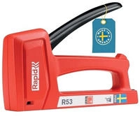 Rapid 5001661, Rapid R53 Handtacker (5001661) Schwarz/Rot