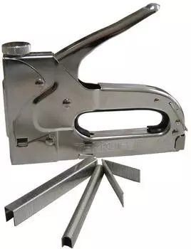 REGUR Takkurat 44 Handtacker 4-in-1 f&uuml;r Klammern, Brads und Stifte bis 14mm (TAKKURAT44)