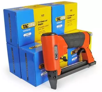 Tacwise A7116V Druckluft-Polstertacker, Typ 71 (4-16mm) (1190)